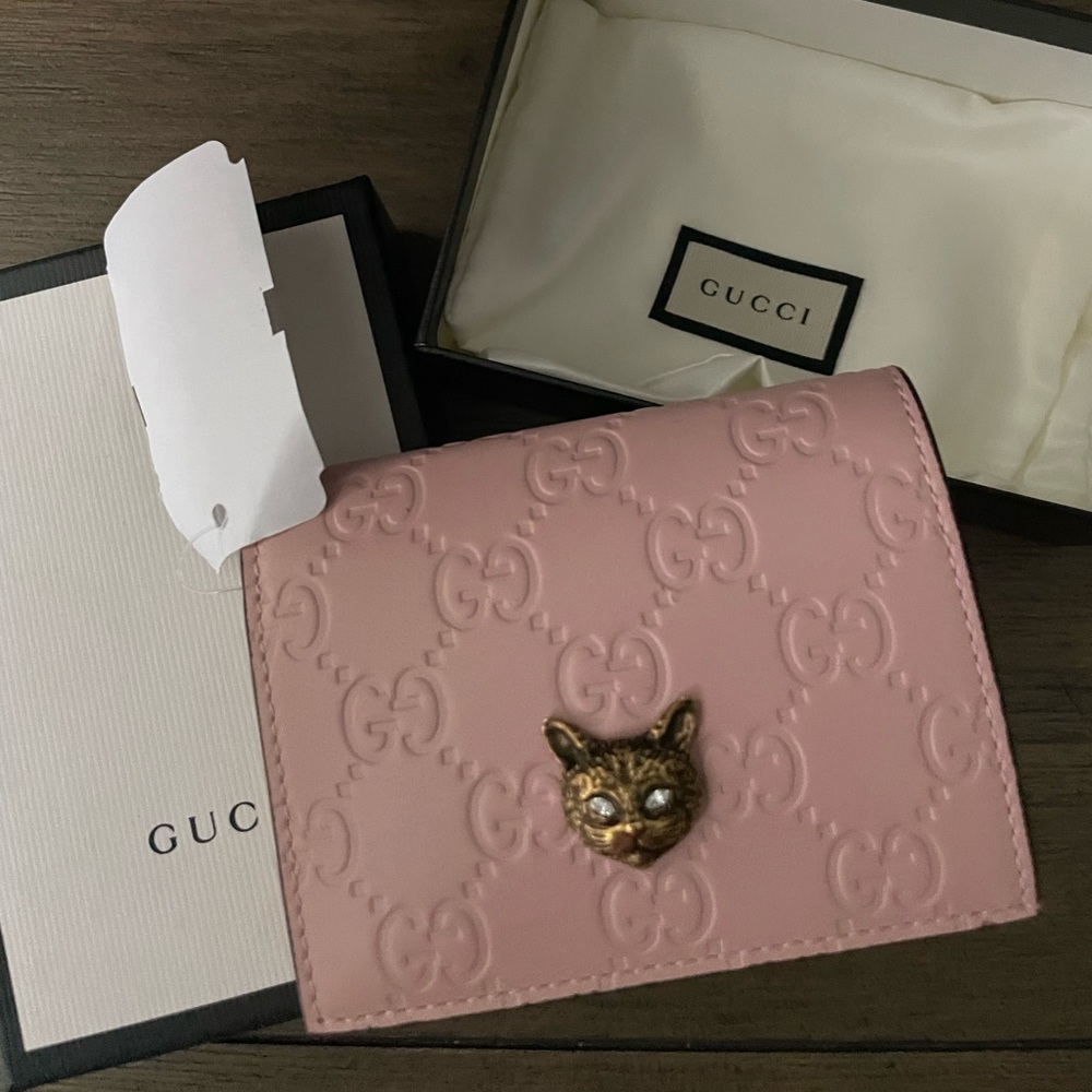 Gucci Pink Card Wallet